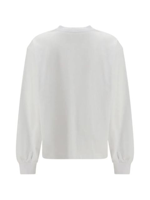 GANNI long sleeve print T-shirt - White - zdjęcie produktu nr 2