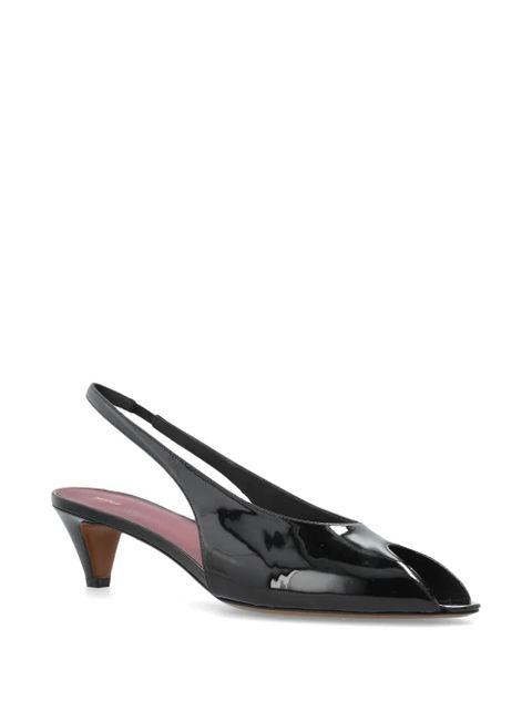 NEOUS Hamal peep-toe slingback pumps - Black - zdjęcie produktu nr 2