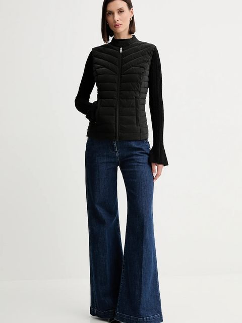 Guess bezrękawnik EMMANUELA kolor czarny przejściowy W5YL14 WHDQ0 - zdjęcie produktu nr 2