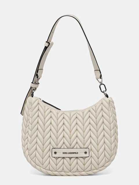 Karl Lagerfeld torebka K/WEAVE kolor beżowy B1W30080 - zdjęcie produktu nr 1