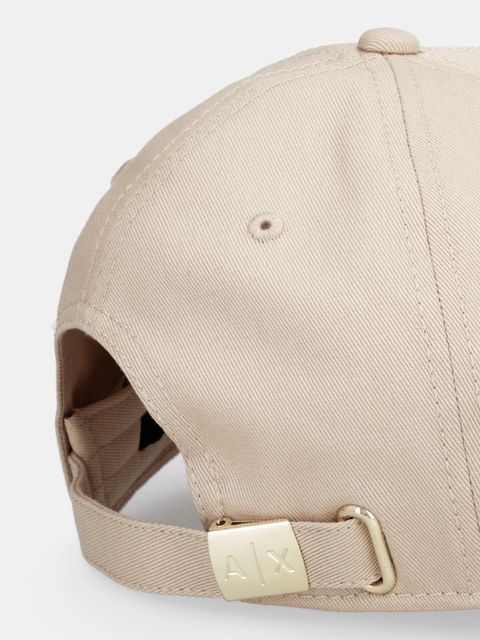 Armani Exchange czapka z daszkiem bawełniana kolor zielony XW001502 AF19099