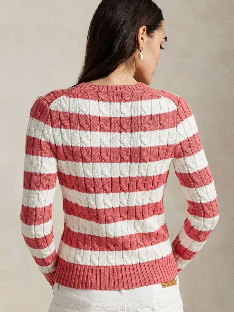 Polo Ralph Lauren sweter bawełniany damski kolor czerwony 211965754