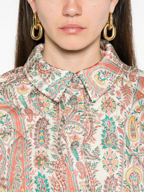 ETRO paisley-print puffer jacket - Neutrals
