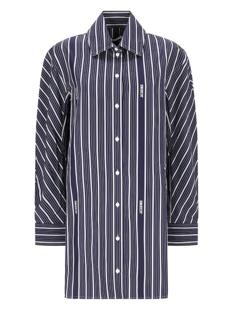 Jacquemus Ovalo striped shirt - Blue - zdjęcie produktu nr 1