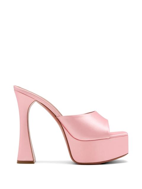Amina Muaddi 140mm Dalida heeled sandals - Pink - zdjęcie produktu nr 1