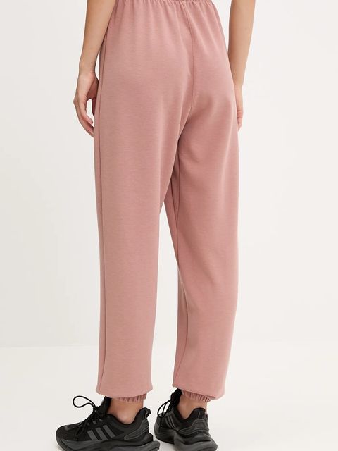 adidas Performance spodnie dresowe Designed for Training damskie kolor pomarańczowy gładkie JN7176