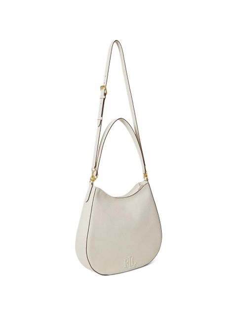 Lauren Ralph Lauren embossed-logo shoulder bag - Neutrals
