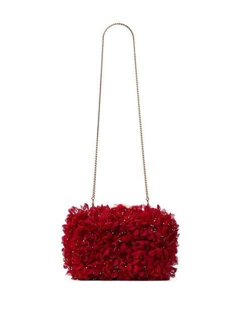 Jimmy Choo Cloud floral crystal clutch bag - Red - zdjęcie produktu nr 2