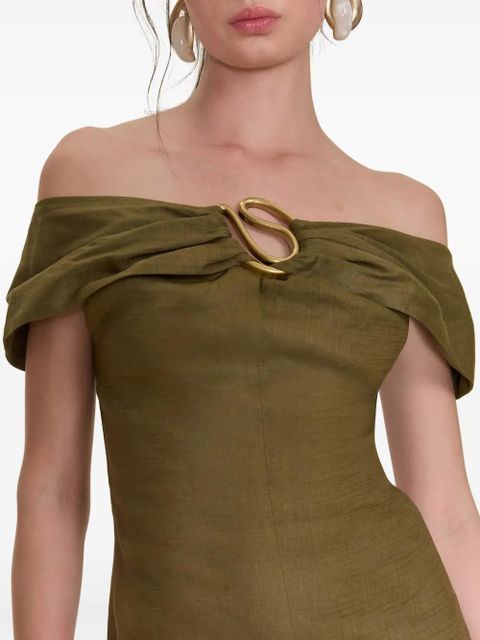 Cult Gaia Sawyer mini dress - Green