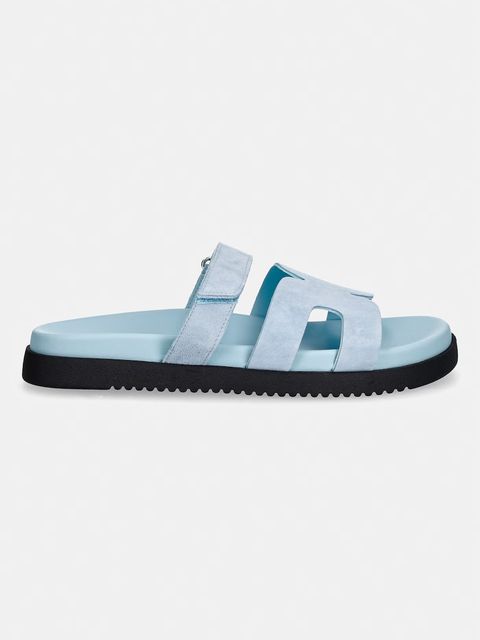 Steve Madden klapki damskie nubukowe Missile - zdjęcie produktu nr 1