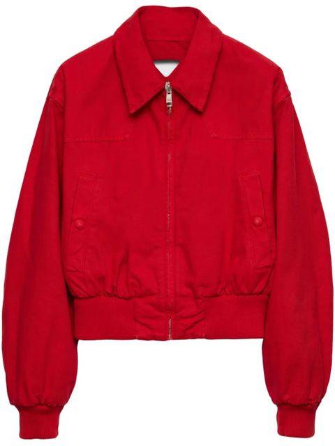 Prada Red denim bomber jacket - zdjęcie produktu nr 1