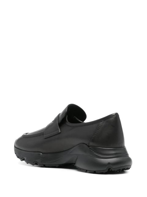 Tod's leather loafers - Black