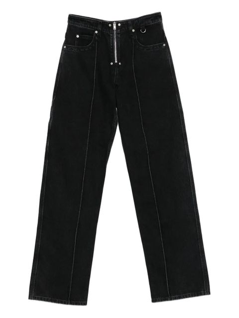 ISABEL MARANT Stely zip-fly panelled jeans - Black - zdjęcie produktu nr 1