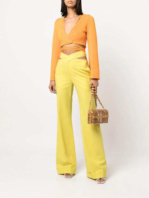 Cult Gaia Heather crop top - Gold - zdjęcie produktu nr 2