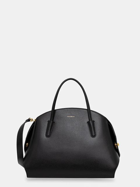 Coccinelle torebka skórzana TYLDE kolor czarny E1 U7K 18 01 01 - zdjęcie produktu nr 1