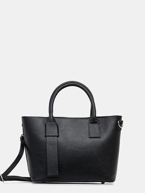 Answear Lab torebka skórzana kolor czarny - zdjęcie produktu nr 1