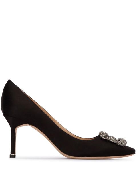 Manolo Blahnik 70mm Hangisi pumps - Black - zdjęcie produktu nr 1