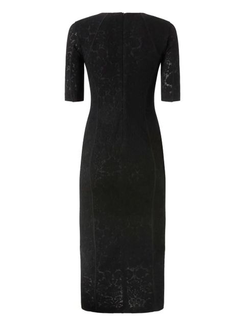 PINKO Arame crew-neck midi dress - Black - zdjęcie produktu nr 2