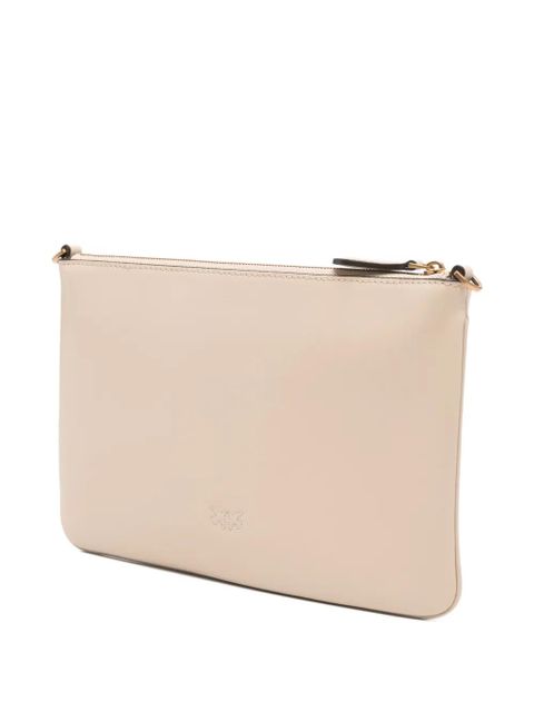 PINKO Flat Classic logo-plaque clutch bag - Neutrals - zdjęcie produktu nr 2