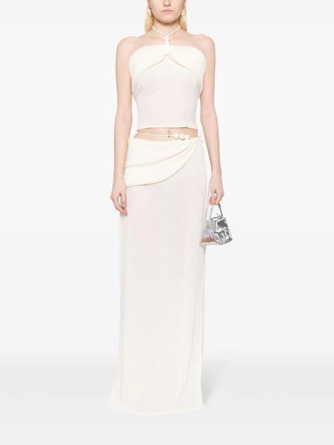 Magda Butrym wraparound maxi skirt - Neutrals - zdjęcie produktu nr 2