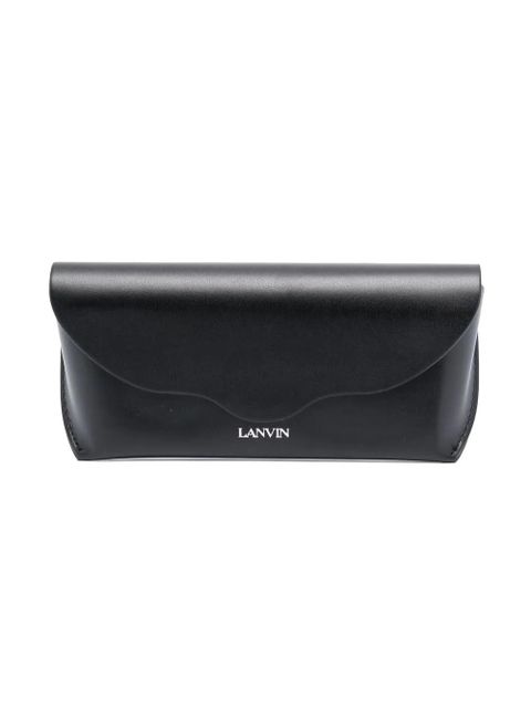 Lanvin engraved-logo tinted sunglasses - Brown