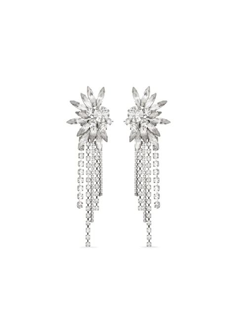 Jennifer Behr crystal shantalle earrings - Silver - zdjęcie produktu nr 1