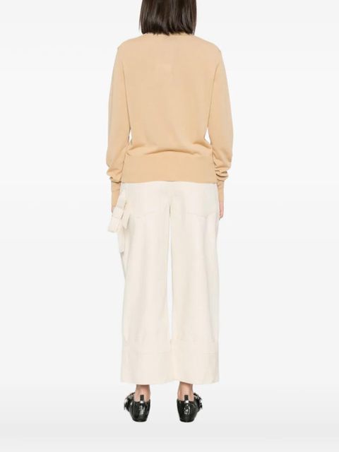 Vivienne Westwood logo-embroidered cardigan - Neutrals