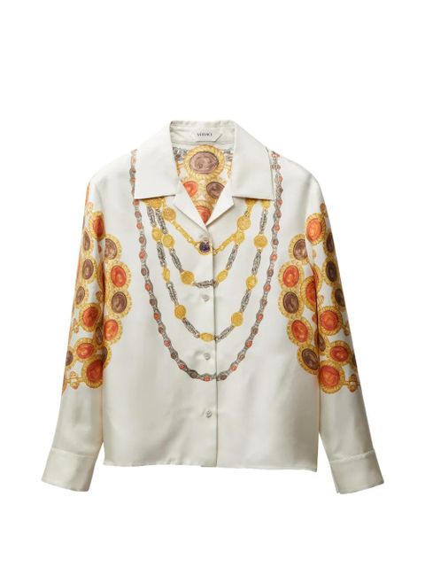 Versace coin print shirt - Neutrals - zdjęcie produktu nr 1