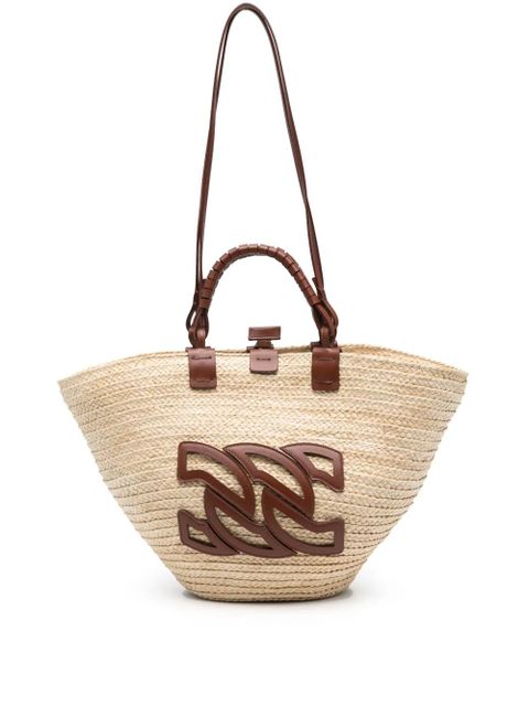 Casadei Panarea logo-appliqué tote bag - Neutrals - zdjęcie produktu nr 1