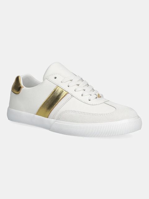 Lauren Ralph Lauren sneakersy skórzane Braylee damskie kolor biały 802P04420001 - zdjęcie produktu nr 1