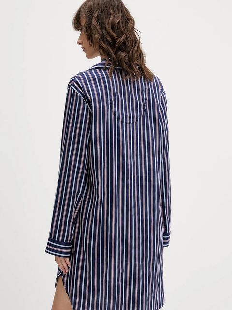 Lauren Ralph Lauren koszula piżamowa damska kolor granatowy ILN32479