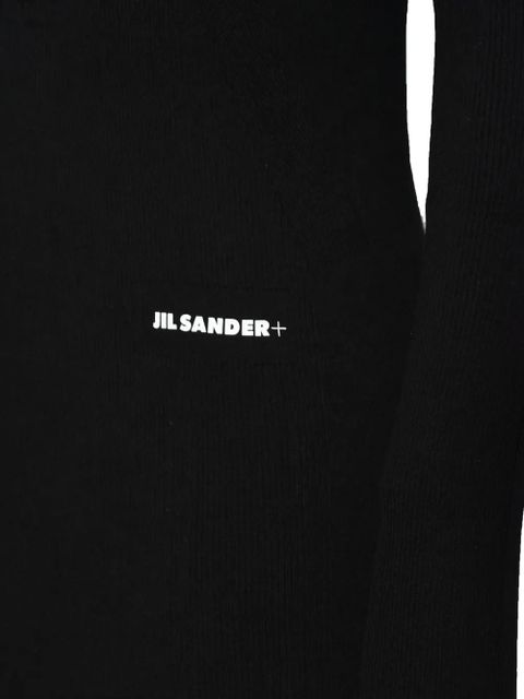 Jil Sander ribbed-knit dress - Black