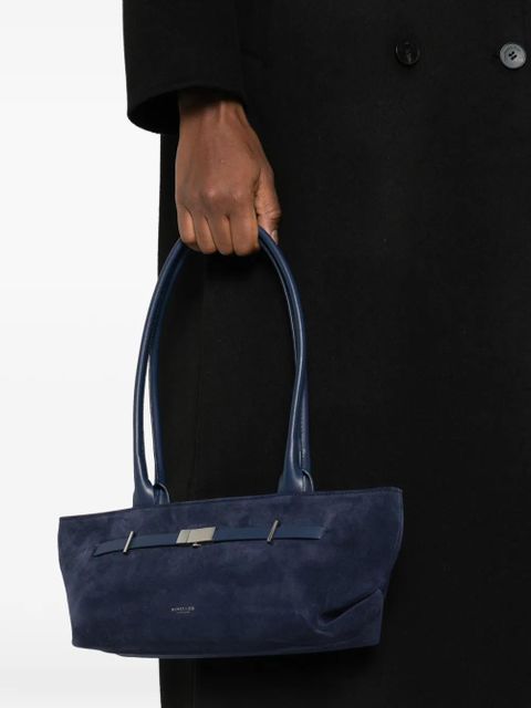DeMellier New York suede shoulder bag - Blue - zdjęcie produktu nr 2