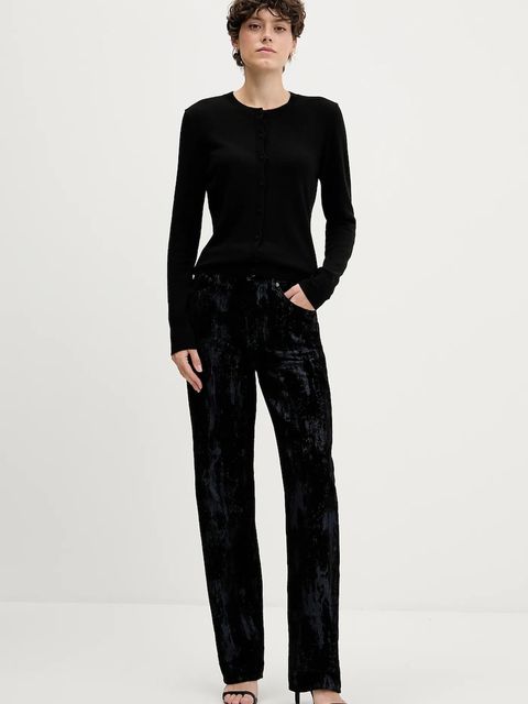 Sisley jeansy damskie high waist 41J2LE04U