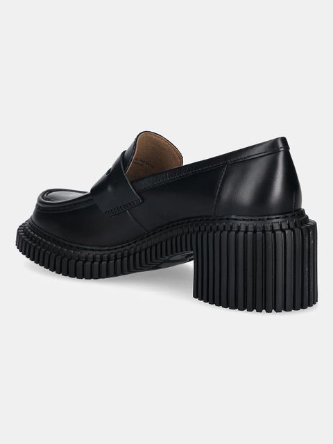 Camper czółenka skórzane Pix London kolor czarny na słupku K201811-001