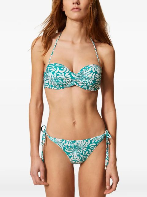 TWINSET botanical-print bikini bottom - Green - zdjęcie produktu nr 2