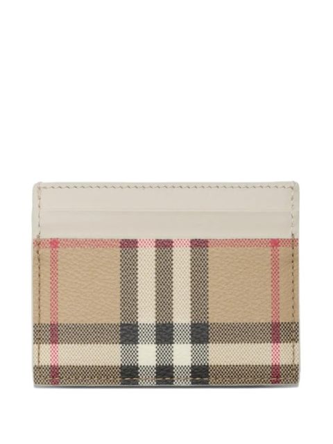 Burberry Check card case - Neutrals - zdjęcie produktu nr 1