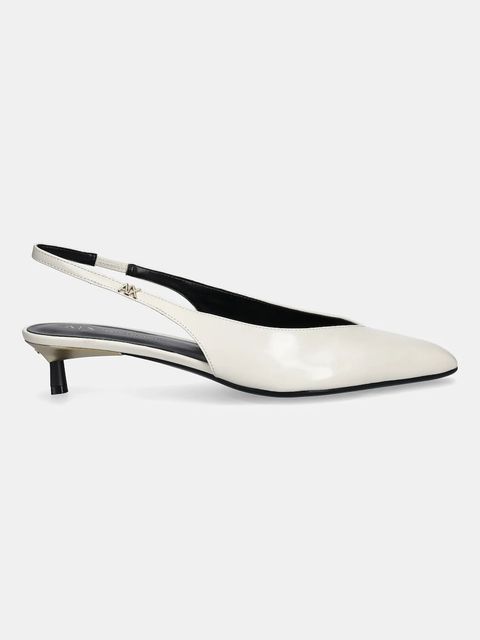 Armani Exchange szpilki kolor beżowy XW001651 AF17475 U1092