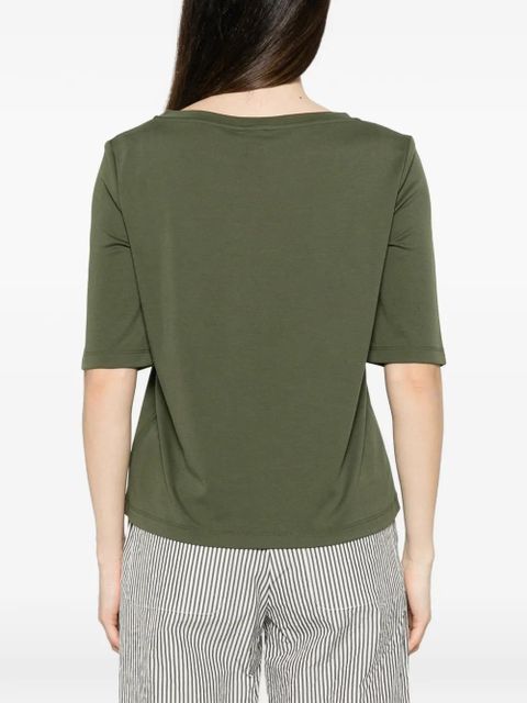 Max Mara boat-neck short-sleeve top - Green