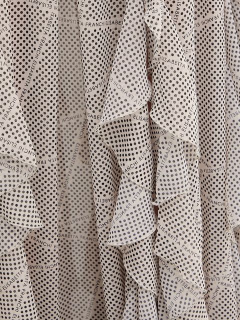 Elisabetta Franchi sukienka kolor beżowy maxi rozkloszowana ABRS252E2