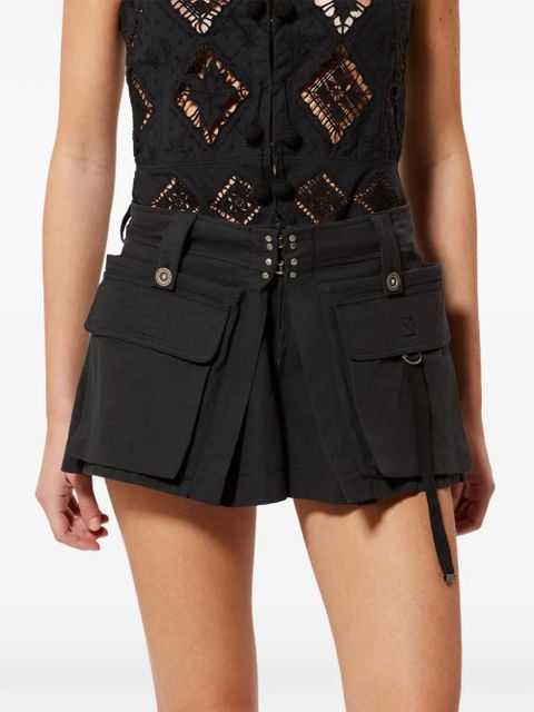 ISABEL MARANT Barta cargo-pockets shorts - Black - zdjęcie produktu nr 2