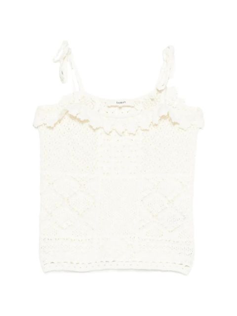 Ba&Sh pointelle-knit scalloped-trim top - Neutrals - zdjęcie produktu nr 1