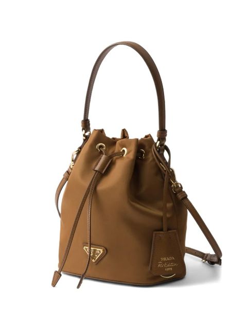 Prada mini Re-Edition 1978 bucket bag - Brown