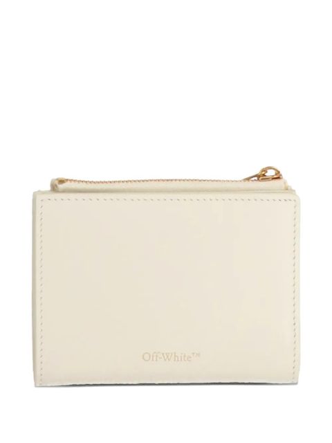 Off-White Jitney logo-plaque zipped wallet - Neutrals - zdjęcie produktu nr 2