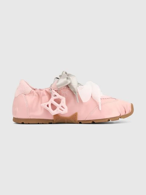 Naked Wolfe Adorable Pink Satin sneakersy damskie - zdjęcie produktu nr 1