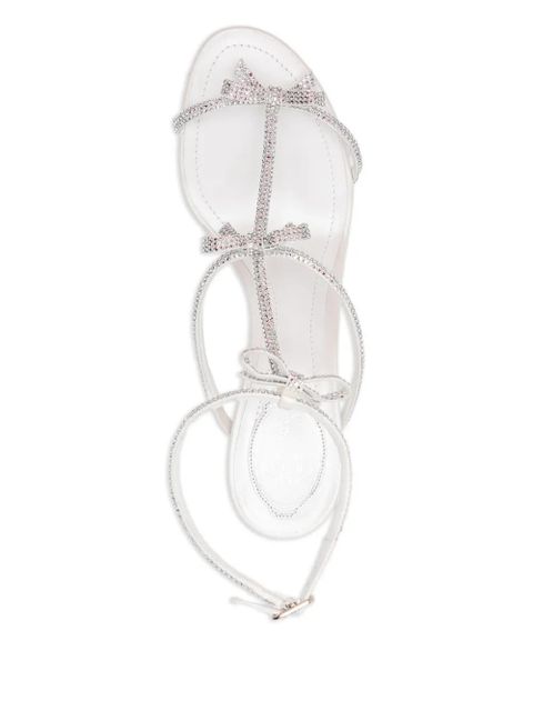 René Caovilla 80mm Caterina heeled sandals - White - zdjęcie produktu nr 2