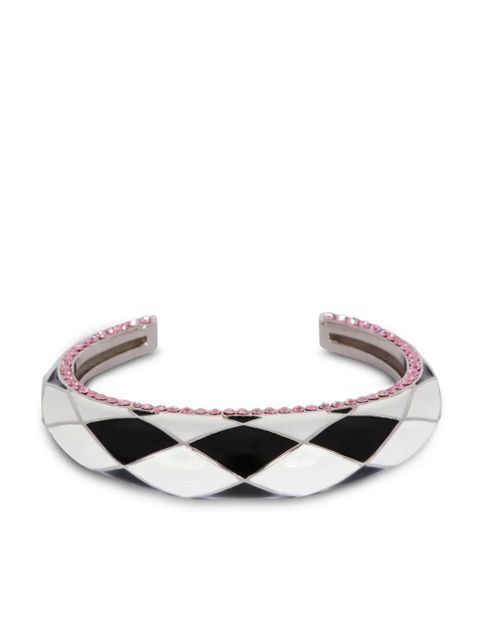 Balmain Diamond crystal-embellished bangle - White