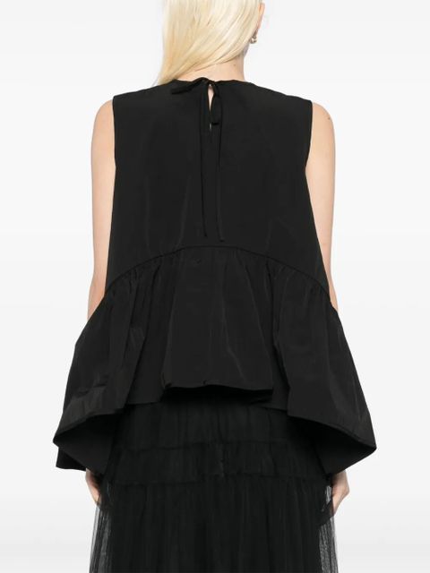 Cecilie Bahnsen Asta top - Black