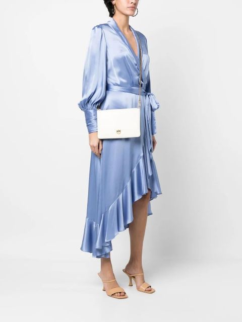 PINKO logo-plaque satchel bag - White - zdjęcie produktu nr 2