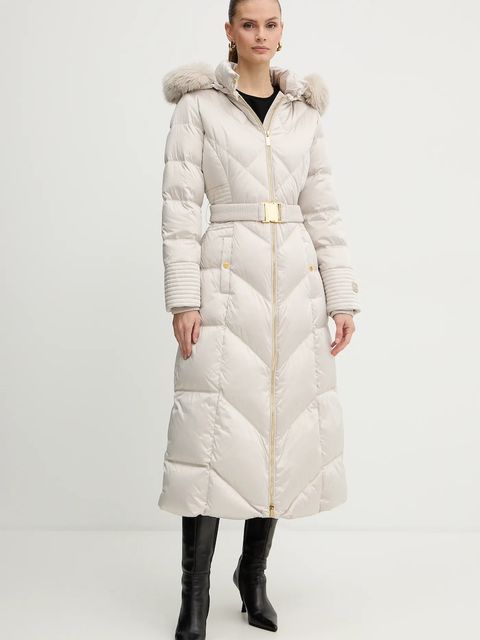 Marciano by Guess kurtka puchowa ELLY kolor beżowy zimowa 5BGL39 7374A - zdjęcie produktu nr 1